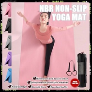 10MM Yoga Mat Non Slip Exercise Thick NBR Material Soft Comfortable Durable Yoga Matt For Workout