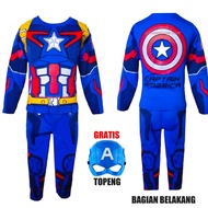 Join SPIDERMAN CAPTAIN AMERICA HULK ULTRAMEN IRON MAN Boys Suits Get A Mask