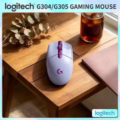 Logitech G304 Wireless Mouse LIGHTSPEED Tech 12000 DPI HERO Sensor 1ms Response 9-Month Battery Mult