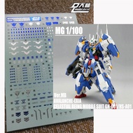 DALIN Waterslide Decal - GN05 MG 1/100 Metal Build Gundam Avalanche Exia GN-001/Celestial Being (Bro