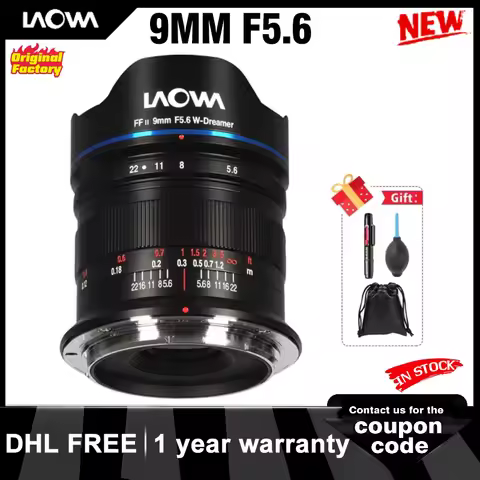 Venus Optics Laowa 9mm f/5.6 FF RL widest rectilinear Camera Lens MF for Nikon Z for Sony E for Leic