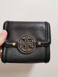 Tory Burch Wallet美國Tory Burch女包新款單肩斜挎牛皮小方包TB菱格鏈條包翻蓋