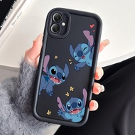 Case For Samsung Galaxy A05 M05 F05 A05s Three-Color Cute Stitch Phone Silicone Shockproof