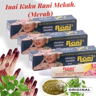 Inai Rani Original Mekah RK82. 6g/Tube. Nail Henna Pes Asli Saudi Arabia. Halal Sah Solat. Che Ta ne