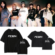 S-5XL Ready stock KPOP NMIXX Fe3O4: BREAK Ablum  T Shirt LILY HAEWON SULLYOON BAE JIWOO KYUJIN 100% 