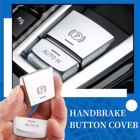 Q2-For -BMW- 5 6 7 Series F10 F01 5GT F07 X3 F25 X4 F26 X5 F15 X6 F16 2Pcs Car Handbrake Auto Cover 