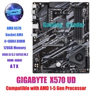 Used GIGABYTE X570 UD DDR4 ATX Motherboard AMD AM4 Compatible with AMD 1-5 Gen Processors Tested