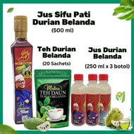 JUS PATI DURIAN BELANDA - JUS SIFU USTAZ HANAFIAH, TEH DURIAN  BELANDA (20 Schts)