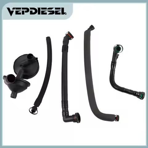 PCV Crankcase Ventilation Valve And Breather Hose Kit For BMW E46 E39 E60 M54 X3 X5 Z4 Part# 1161750