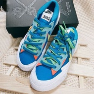 三方聯名 KAWS x SACAI x NIKE BLAZER LOW 聯名 解構 女鞋 DM7901-600-400