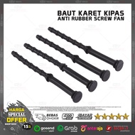 Bolt Screw Screw Rubber Fan Cooler Radiator Computer PC Desktop 65MM / 6.5CM Easy to Use Rubber Scre