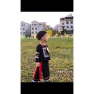Hmong ethnic costume for men in boys' sizes