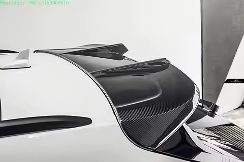 Carbon Fiber FD Style RS6 Car Rear Bumper Diffuser for RS6 A6 C8 Avant Wagon 4-Door 2019-2021