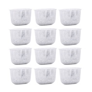 12pcs Activated Carbon Coffee Machine Water Filter Replacement Fit for NINJA ES601 655 701 12 Pack B