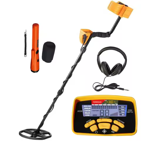Professional Underground Metal Detector, Gold Digger, Treasure Hunter with 11 "Waterproof Search Coi