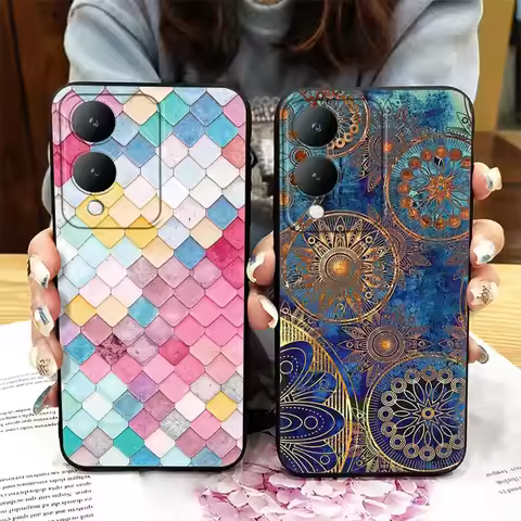 Waterproof Fashion Design Phone Case For VIVO G2 5G/Y28 5G/Y36i/Y36 5G Anti-dust Durable Cartoon Sho