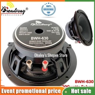 Original Broadway BWH-630 6.5  300watts 8ohms Professional Speaker 6.5 inches Instrumental Speaker