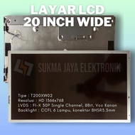 Layar LCD 20 Inch Wide Panel TV Monitor CCFL Backlight