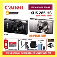 Canon Ixus 285 HS A Digital Compact Camera | Point And Shoot | 20MP 12x Optical Zoom | 1 Year Canon 