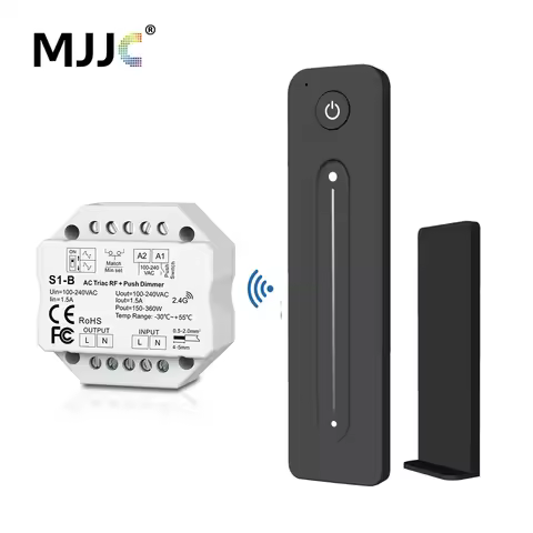 LED Dimmer 220V 230V Wireless Remote Control AC Triac RF Switch Push Dimmer 2.4G Touch Dimer for LED