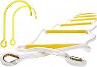 ISOP Fire Escape Ladder for Second Story Windows 13ft Weather Resistant Safety Rope Window Ladder Fi