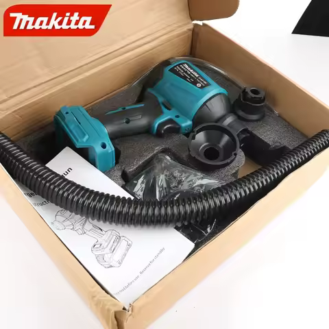 Makita DAS180 Brushless Cordless Air Blower Dust Removal Gun with Nozzle Multifunction Dusting Infla