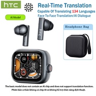 HTC NE40 AI Translator Earbud Face-to-Face Translation TWS LCD Touch Screen Bluetooth 6.0 48H Batter