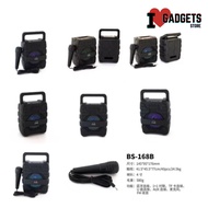 [Free Microphone] Portable Speaker BS168A/ BS168B Bluetooth+Free Mic