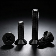 Black 304 Stainless Steel Phillips Countersunk Head Screw M2/M2.5/M3/M3.5/M4
