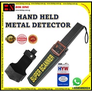SUPER SCANNER HAND HELD METAL DETECTOR/PORTABLE HIGH SENSITIVITY SECURITY SCANNER