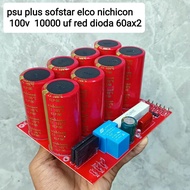 psu plus sofstar 30a elco 100v 10000uf nichicon red isi 4/6/8 elco