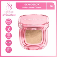 GLAD2GLOW Perfect Cover Cushion Foundation Waterproof Make Up Setting Concealer BB Cream Long Lastin