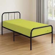 Yarns of Cotton Bed Cot RV Bunk Fitted Sheet - 48" x 75" Yellow Solid - 1 Qty Cot Truck Sleeper Fitt