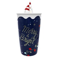 星巴克杯子2018聖誕節新款雪人好友雙層馬克杯355ml隨行杯喝水杯
