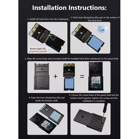 External Hard Drive Conversion Box For Series X/S Host M.2 Hard Drive Expansion Card Box For CHSN530