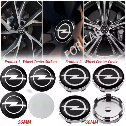 Car Wheel Center Hub Caps Tire Rim Covers Tapacubos Enjoliveur Wheel Parts 4PCS 60mm For Opel Astra 
