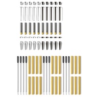【VVL】-Premium for Woodturning Pen Kits 10-Pack Titanium-Slimline Rollerball Turning Supplies Twist S