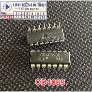 Bag of 10 new CD4069BD CD4069UBE CD4069 4069 DIP-14 Float ICs