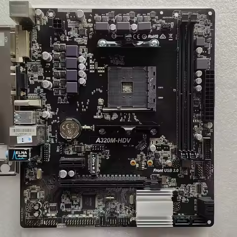 A320M-HDV Micro ATX Motherboard AM4 Socket With M.2 HDMI Port Support AMD Series Processor DDR4 RAM 