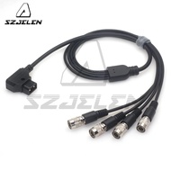 Power Cable DTAP/XLR 4Pin/DC2.5 Female to Hirose 4Pin for Sound Devices 688 788T, zoom F4/F8