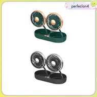[Perfeclan4] Vehicle Fan Car Cooling Fan Head Strong Wind Tabletop Keep Air in Vehicle