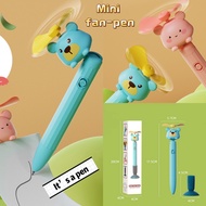 Fan Pen Small kids birthday goodie bag stationary mini fan