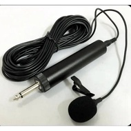 CLIP MIC Mikrofon dengan clip leher Mini tie clip condenser microphone suara clear jam digital mikro