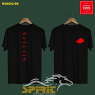 KATUN AKATSUKI ANIME T-SHIRT MEN'S T-SHIRT DISTRO ANIME NARUTO AKATSUKI SHORT SLEEVE COTTON 24S