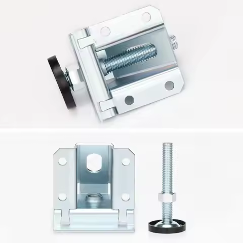 Accessories Adjustable Furniture Levelers Silver 54*45.5*81mm Cabinet Leveling Feet Steel Furniture 