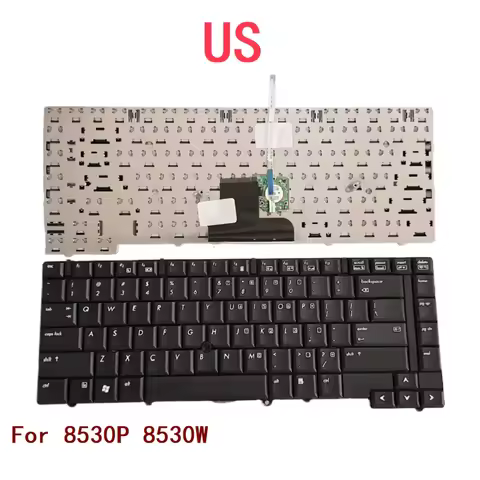 New US Laptop Keyboard For HP 8530P 8530W Notebook PC Replacement