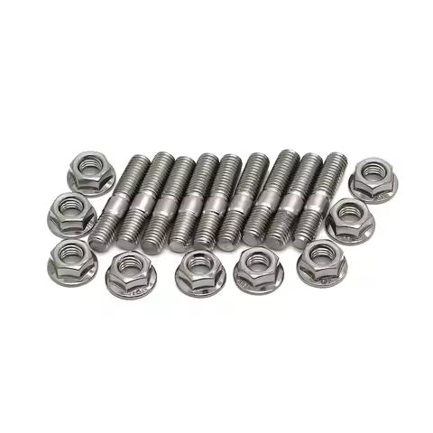 M8*40 Exhaust Manifold Stud For Honda Civic Acura Integra V3 B D Series Stainless Steel Stud Serrate