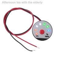 ☜DC 8-65V LED Battery Tester Lithium Lead Acid Li-ion Lipo Battery Capcacity Indicator Car Motorcycle 18650 Battery Moni