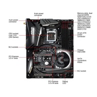 ASRock Z390 Taichi Motherboard LGA 1151(300 Series) Intel Z390 ATX Intel Motherboard OEM Used