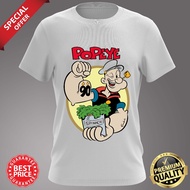 BAJU VINTAGE KARTUN POPEYE ROUND NECK COTTON T-SHIRT